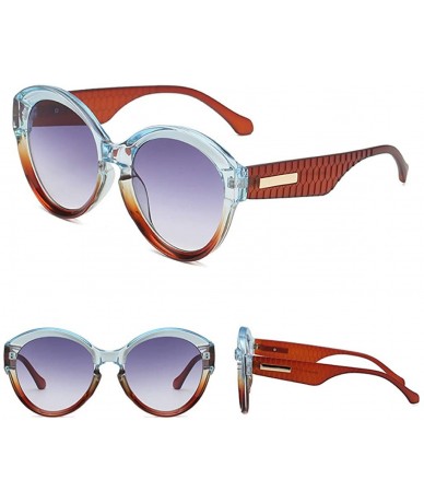 Rectangular Multicolor Sunglasses Oversized Everyday - A - C918T88ITI9 $10.67