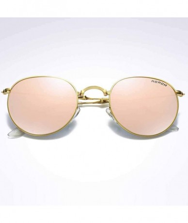Oversized Unisex Polarized Folding Rimless Sunglasses UV400 Lens Glasses - Coffee - CO19032MZOR $30.00