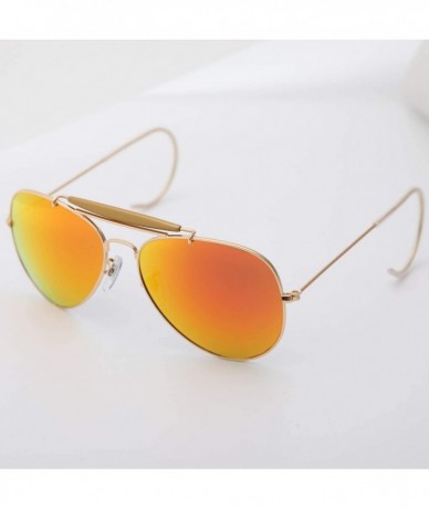 Goggle Sunglasses Gradient Polarized 58mm Glass Lens Men Women Mirror Pilot Glasses Sol Gafas UV400 Outdoorsman Craft - CN197...