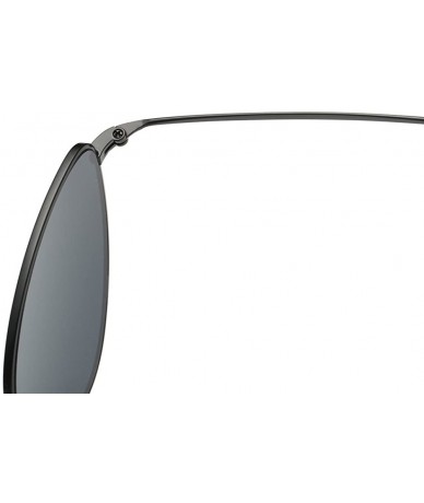 Goggle Polarized Cat Eye Sunglasses Retro Oversized Pop Goggles UV Protection Sun Glasses For Female Ladies - Black - CF18SYZ...