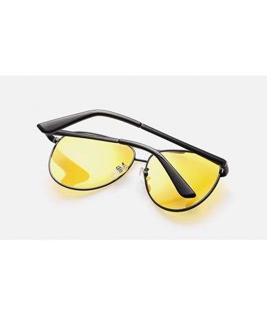 Goggle Mens Night View Vision Polarized Glasses Driver's Sunglasses Goggles - Black Frame193 - CM1865GWKGZ $17.16