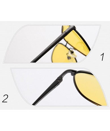 Goggle Mens Night View Vision Polarized Glasses Driver's Sunglasses Goggles - Black Frame193 - CM1865GWKGZ $17.16