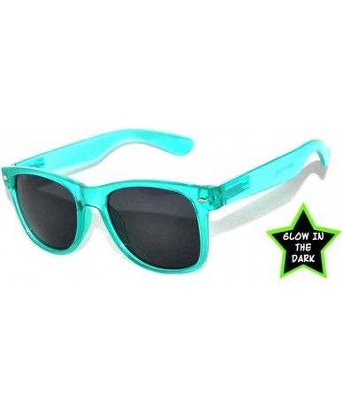 Wayfarer 80's Style Classic Vintage Sunglasses Colored Frame Uv Protection - CA11U7LBC2J $9.43