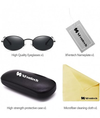 Round New Women's Eyewear Metal Frame Round Retro UV 400 Sunglasses - Black Frame Grey Lens - C218DOU6GAM $7.68