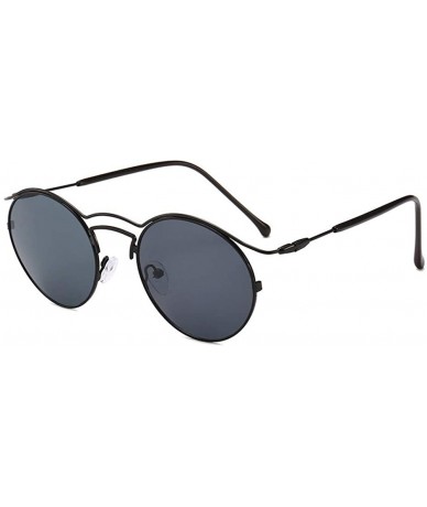 Goggle Vintage Sunglasses Trend Small Framed Glasses Craft Dazzle Sunglasses For Women - Gold Box Double Tea - CA18TLNN7YC $9.63