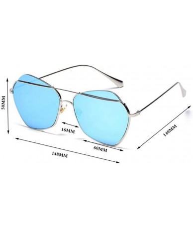 Aviator Men's and women's metal fashion sunglasses - fashion frame sunglasses - A - C618SLQRR7T $37.50