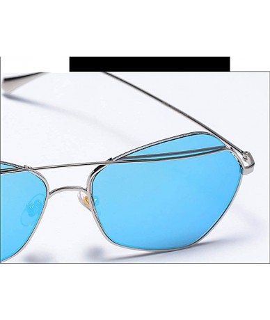 Aviator Men's and women's metal fashion sunglasses - fashion frame sunglasses - A - C618SLQRR7T $37.50