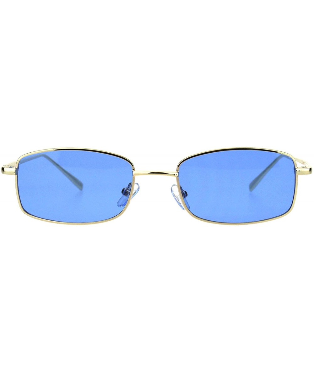Unique Rimless Rectangular Pimp Sunglasses