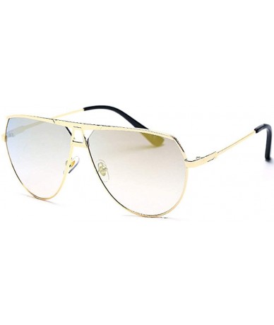 Aviator Classic Oversized Pilot Sunglasses for men women retro metal sunglasses Gradient Lenses sunglasses UV400 - 5 - CI1979...