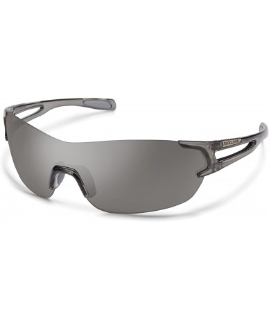 Sport Airway Sunglasses - Crystal Smoke Frame/Gray Polycarbonate Lens - C312O3U6RGT $13.44