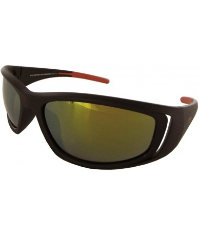 Rectangular Unisex VE5001 Athletic Plastic Sunglasses - Matte Brown Ve5001 - CC11RLXOELR $12.85