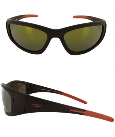 Rectangular Unisex VE5001 Athletic Plastic Sunglasses - Matte Brown Ve5001 - CC11RLXOELR $12.85