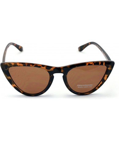 Cat Eye Cat Eye Clout Goggles Sunglasses Vintage Mod Style Retro Cateye - Tortoise - C118ESO5ZDM $10.75