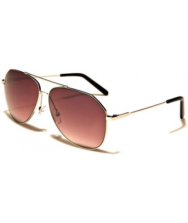 Aviator Classic Aviation Air Force Style Mirrored Lens Mens Womens Retro 80s Sunglasses - Silver - CS18WWHZAQC $9.76