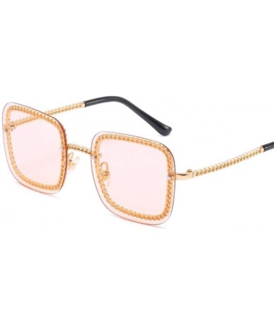 Rimless Rimless Sunglasses Fragrant Fashion - F - CY199MU54XW $29.00