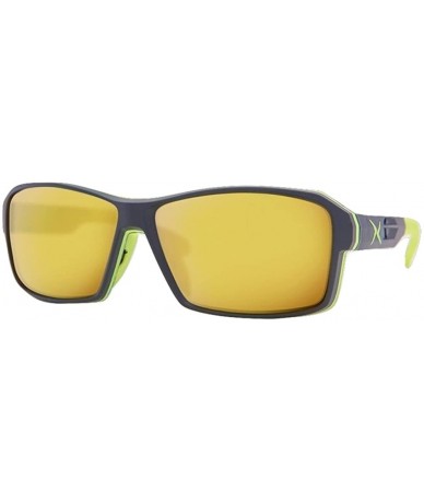 Sport Apex Polarized Sunglasses - Matte Black With Lime - CC182OW8SKU $12.95