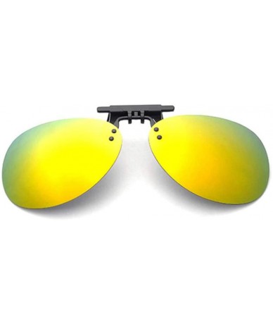 Rimless Sunglasses Polarized Driving Eyewear Accessories - Gold - CM194XW9AXA $8.82