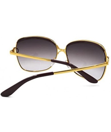 Wayfarer Women's Oversized Metal Frame Colored Lens Uv400 Protection Sunglasses - Red - CN11W45PQW3 $20.25