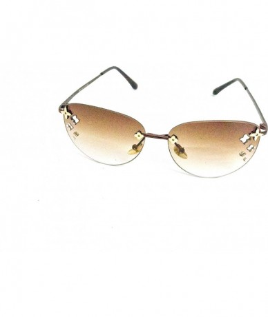 Goggle New Stylish Aviator UV Protected Unisex Sunglasses - Light Brown - CE18XSQNWWQ $27.37