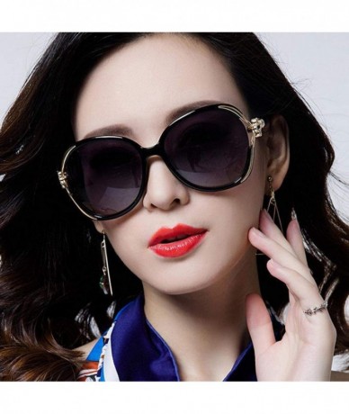 Oval New Fashion Oversized erfly Sunglasses Women UV400 Er 2020 Sun Glasses 5156 - Winered - CT199C8E6TD $31.06