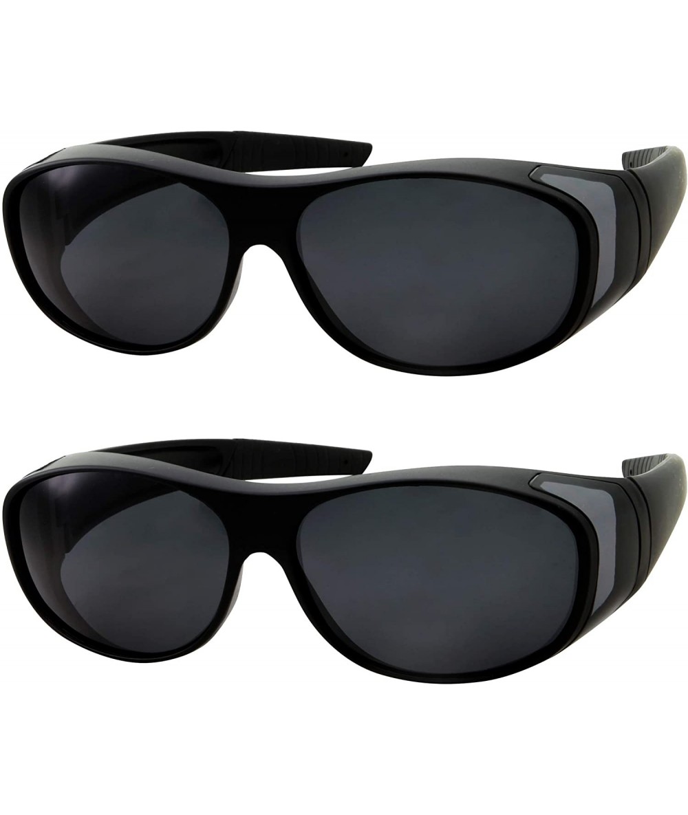 Polarized Lens Fit Over Sunglasses Womens Oval Oversized Designer Style 