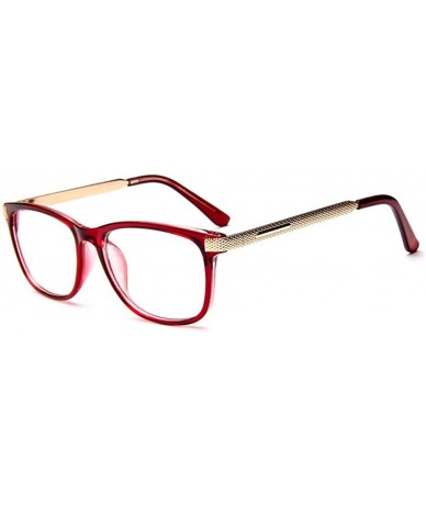Wayfarer Unisex Fashion Classic Retro College Style Transparent Clear Lens Frame Glasses - C5 - CE12H1C5IS5 $14.29