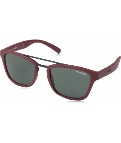 Sport Men's An4247 Huaka Square Sunglasses - Matte Bordeaux/Green - CK18OGON5CA $57.17