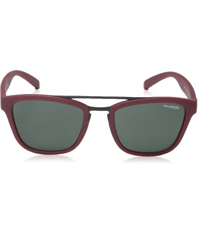 Sport Men's An4247 Huaka Square Sunglasses - Matte Bordeaux/Green - CK18OGON5CA $57.17