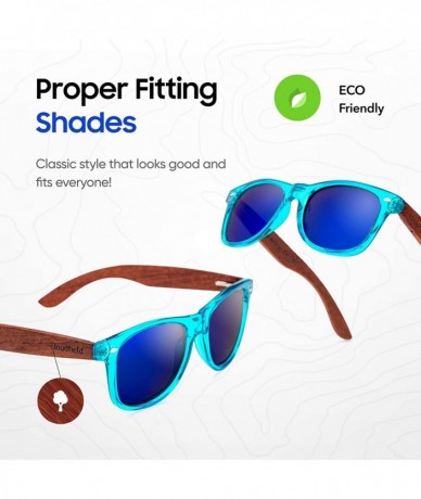 Aviator Wood Sunglasses Polarized for Men and Women - Bamboo Wooden Sunglasses Sunnies - Fishing Driving Golf - C8196YAKYQO $...
