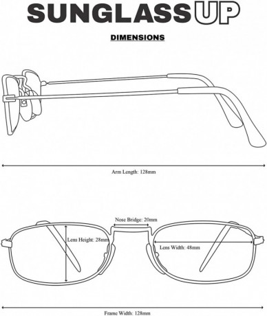 Oval Small 90's Vintage Rectangular Thin Metal Frame Reflective Mirrored Slender Sunglasses - Unisex - C718IZI30SQ $11.49