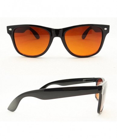 Wayfarer Blue Blocker Sunglasses Eliminate Blue Light Reduce Eye Strain - CJ11V7QAQPL $13.42