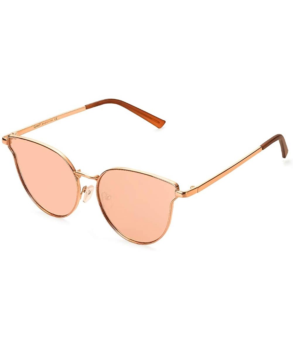 Goggle Vintage Polarized Sunglasses Fashion Cat Eye Sun Glasses for Driving Fishing Outdoor Sun Eyewear Women/Men - CH18ORINE...