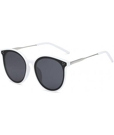 Aviator Men and women 2019 new sunglasses - metal frame fashion sunglasses - B - CB18S78OS0Y $40.32