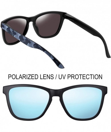 Square Square Polarized Sunglasses for Men Women - Designer lightweight Retro Mens Womens Sunglasses UV protection - C118S948...