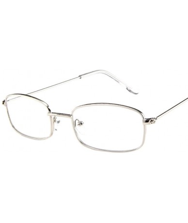 Square Vintage Sunglasses for Women Men - Small Rectangular Metal Frame Sun Glasses Eyewear (F) - F - CV1902RG33Z $8.57