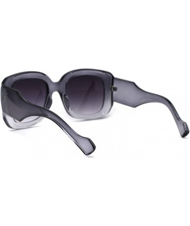 Butterfly Womens Thick Plastic 90s Mod Butterfly Designer Sunglasses - Slate Smoke - CG196246LOM $9.66