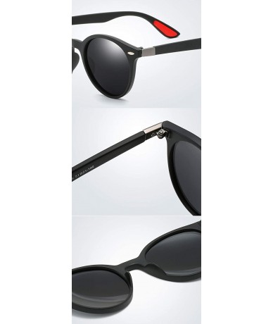 Round Men's and Women's Polarized Sunglasses- Retro Round Full Frame C4 - C4 - C6197RIGLLZ $42.13