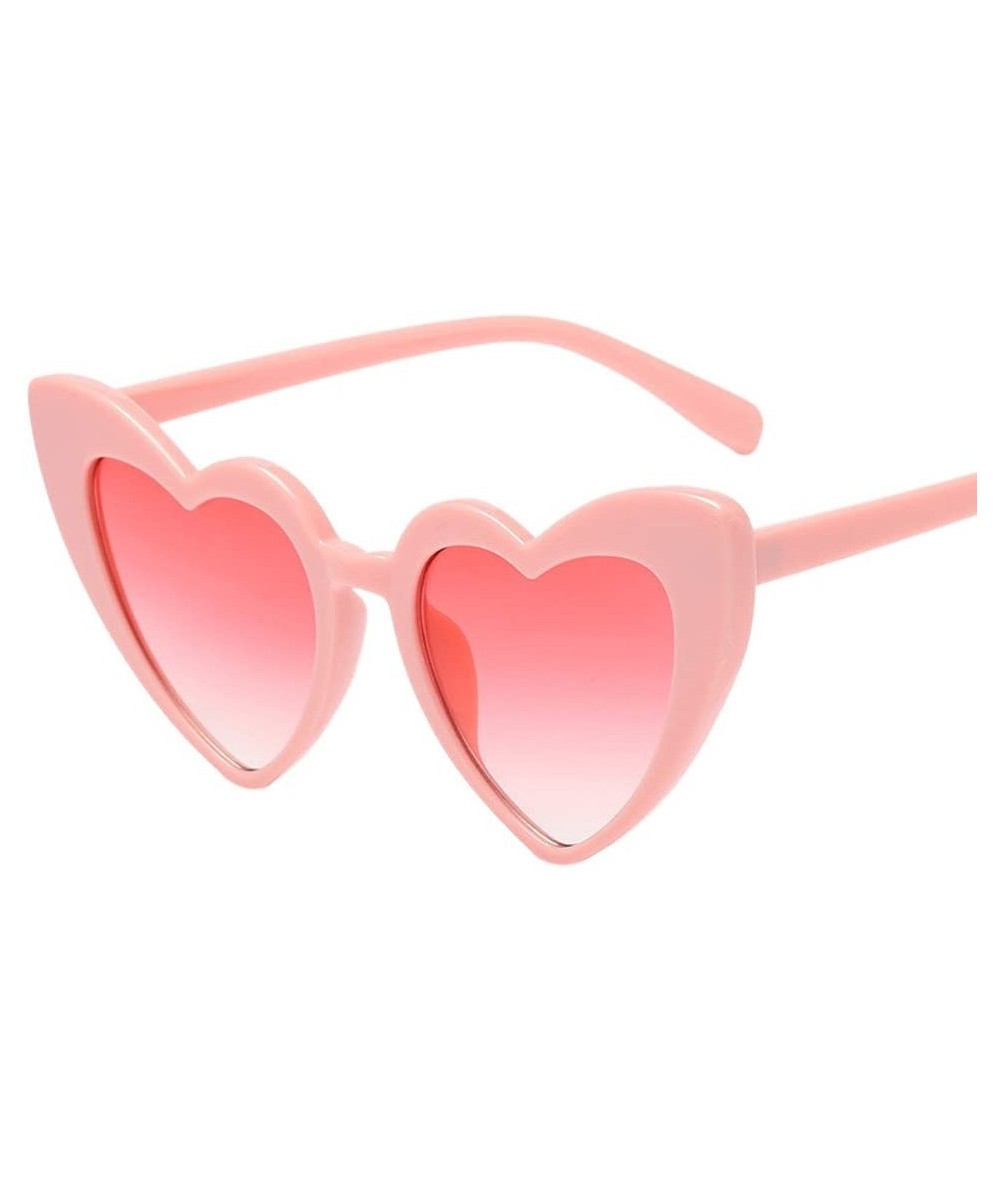 Sport Vintage Peach Heart Sunglasses for Women Classic Designer Style Polarized Anti-UV Classic Sunglasses - B - CC196T5QOQH ...
