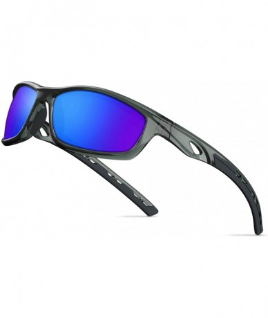Sport Polarized Sports Sunglasses for Men Women Cycling Running Driving Fishing Golf Baseball Glasses EMS-TR90 Frame - C818O4...