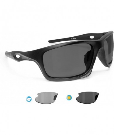 Wrap Photochromic Sport Polarized Sunglasses for Cycling Running Ski Motorcycle MTB Fishing - mod. Omega Italy - CA18C5CYA2W ...