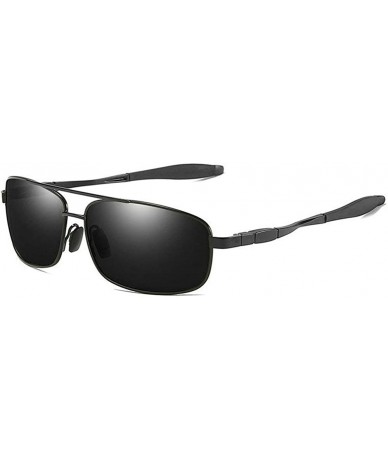 Goggle Diopter finished myopia polarized sunglasses unisex fashion metal square men's driving goggles UV400 - CV18SLN3KCQ $34.91