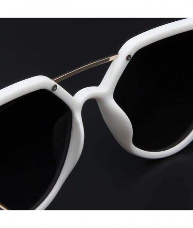 Round Vintage Polarized Sunglasses Fashion Cat Eye Sun Glasses for Driving Fishing Outdoor Sun Eyewear Women/Men - CE18HXK9II...
