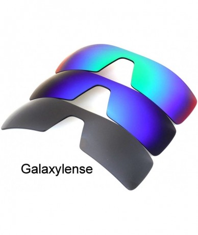 Oversized Replacement Lenses Oil Rig Black&Blue&Green Color Sunglasses 3 Pairs Polarized - C7127V5WGZF $43.53