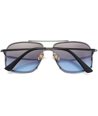 Square Vintage Polarized Sunglasses Glasses Protection - CW18R7S3G75 $10.67