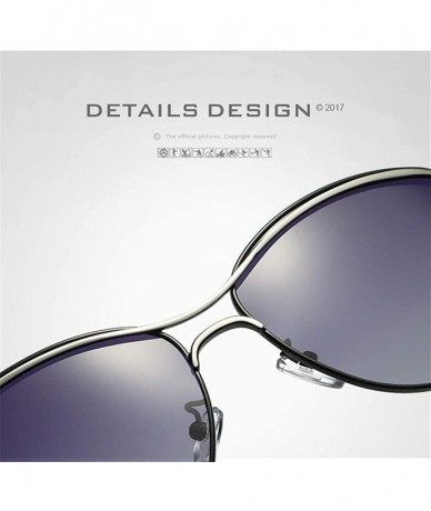 Semi-rimless Fashion Retro Biker Oversized Polarized Sunglasses for Women 0215 - Red - CD18ZUK7K9A $31.35