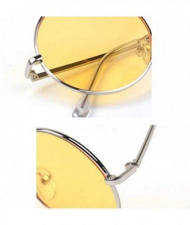 Oversized Round Sunglasses Kids Retro Frame Glasses Children Sun Boys Girls Brand Eyewear UV400 Goggles Oculos - Black - CH19...