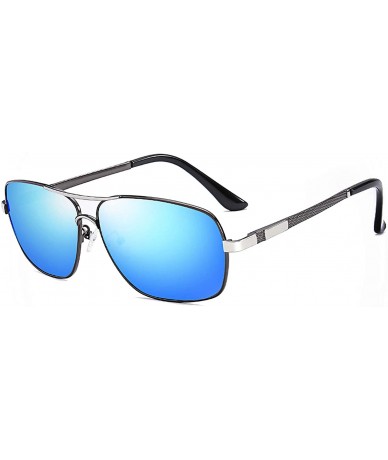 Rectangular Personalized Polarized Sunglasses Rectangular Boyfriend - CB18SXZZO7A $9.57