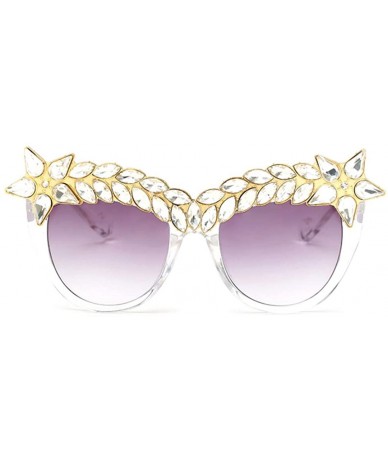 Oversized Fashion Oversized Square Sunglasses Flat Mirrored Lens - Transparent - C918R2G53WU $32.56