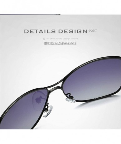Semi-rimless Fashion Retro Biker Oversized Polarized Sunglasses for Women 0215 - Red - CD18ZUK7K9A $13.74