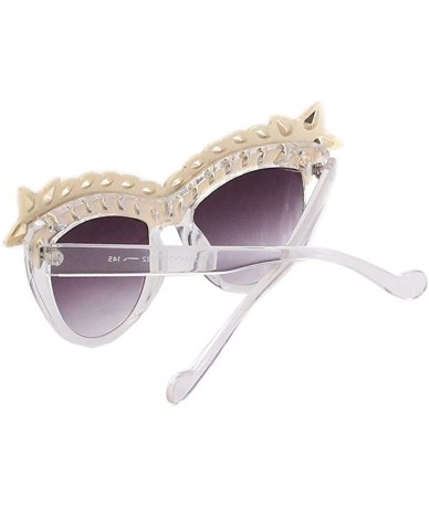 Oversized Fashion Oversized Square Sunglasses Flat Mirrored Lens - Transparent - C918R2G53WU $13.27
